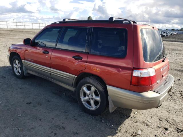 JF1SF65541H722093 - 2001 SUBARU FORESTER S MAROON photo 2