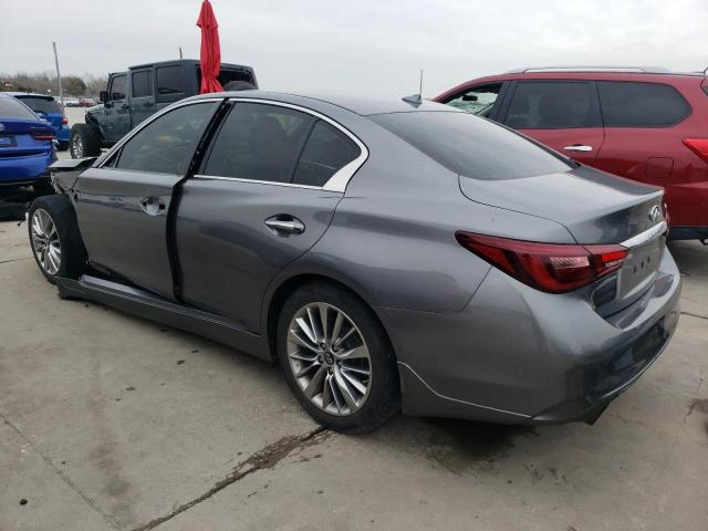 JN1EV7AP4JM352443 - 2018 INFINITI Q50 LUXE GRAY photo 2