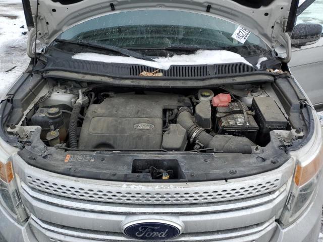 1FM5K8D82EGA79373 - 2014 FORD EXPLORER XLT 银色 照片 11