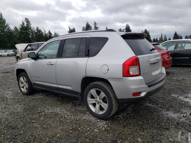 1C4NJDBB9CD604782 - 2012 JEEP COMPASS SPORT SILVER photo 2