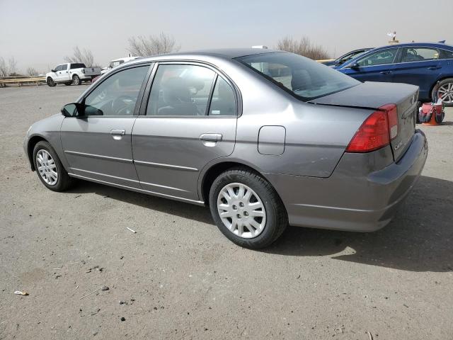 2HGES16635H544823 - 2005 HONDA CIVIC LX TAN photo 2