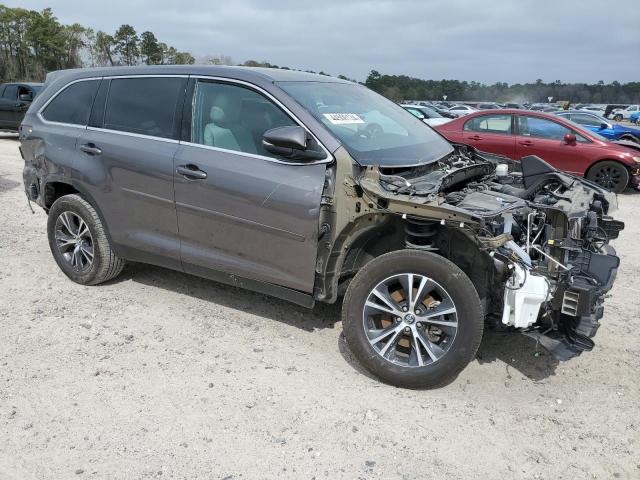 5TDZZRFH7KS345783 - 2019 TOYOTA HIGHLANDER LE GRAY photo 4