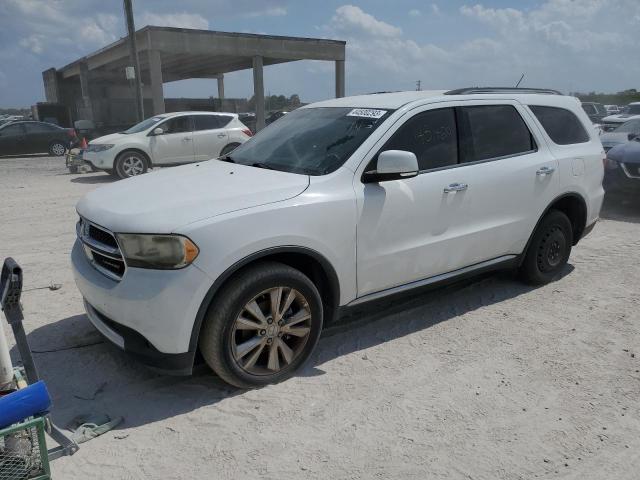 1C4RDHDG0DC685767 - 2013 DODGE DURANGO CREW WHITE photo 1