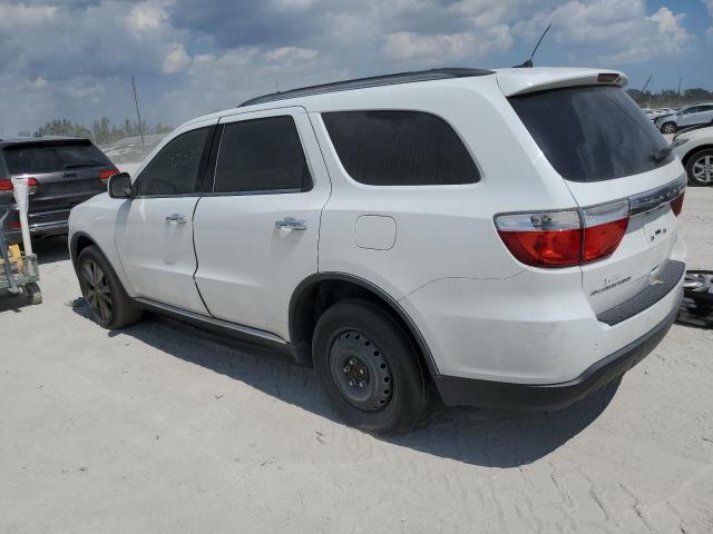 1C4RDHDG0DC685767 - 2013 DODGE DURANGO CREW WHITE photo 2