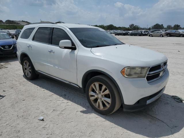 1C4RDHDG0DC685767 - 2013 DODGE DURANGO CREW WHITE photo 4