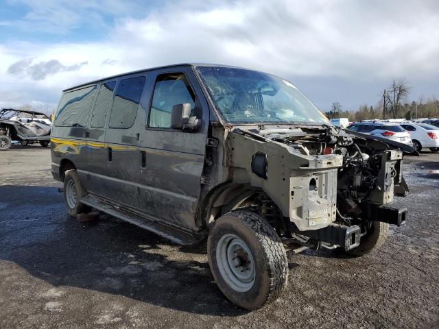 1FBNE31L89DA24364 - 2009 FORD ECONOLINE E350 SUPER DUTY WAGON GRAY photo 4