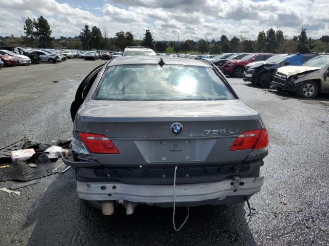 WBAHN83587DT72535 - 2007 BMW 750 GRAY photo 6