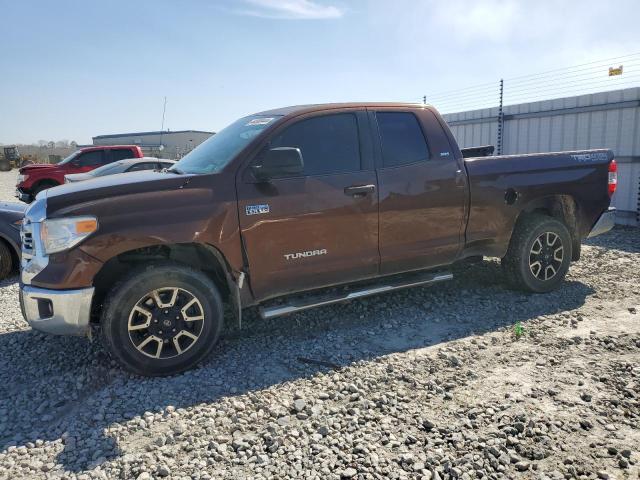 5TFUY5F18GX578503 - 2016 TOYOTA TUNDRA DOUBLE CAB SR/SR5 BROWN photo 1