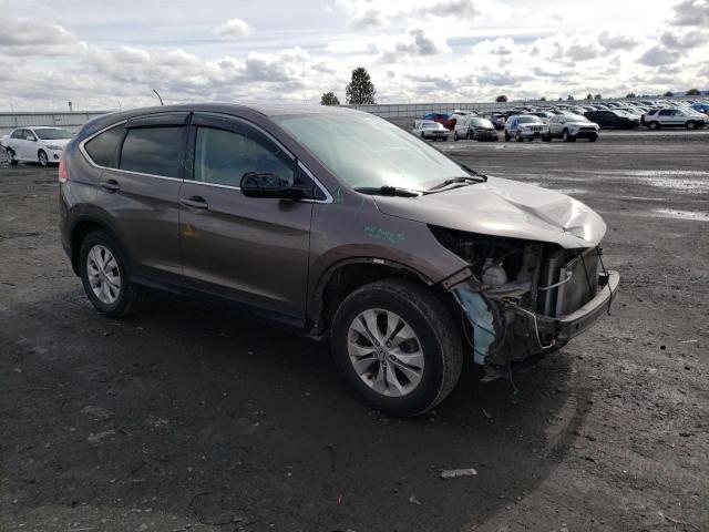 2HKRM4H79EH685792 - 2014 HONDA CR-V EXL GRAY photo 4