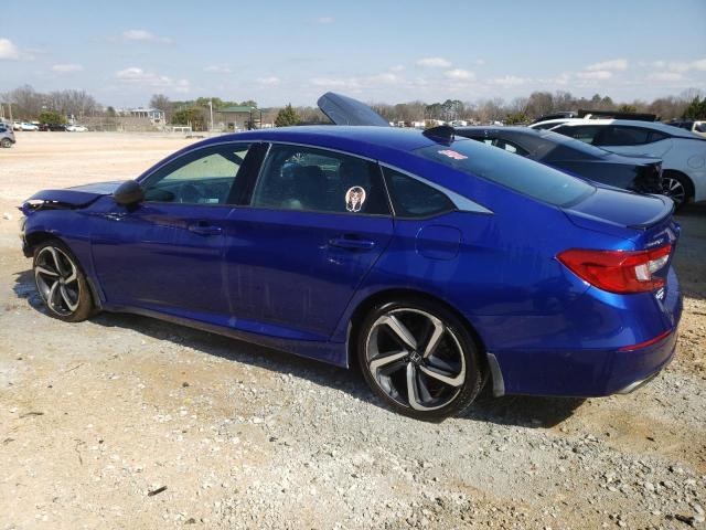 1HGCV1F38MA003915 - 2021 HONDA ACCORD SPORT BLUE photo 2