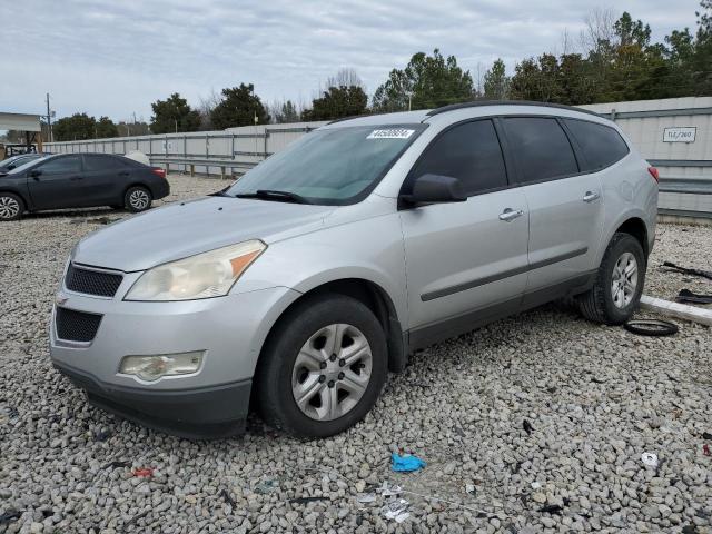 1GNKREED5CJ243106 - 2012 CHEVROLET TRAVERSE LS SILVER photo 1