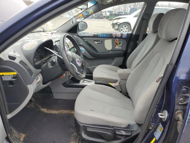 KMHDU4AD6AU941084 - 2010 HYUNDAI ELANTRA BLUE BLUE photo 7