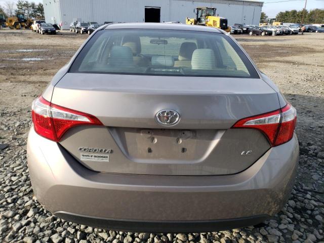 2T1BURHE4FC233640 - 2015 TOYOTA COROLLA L TAN photo 6