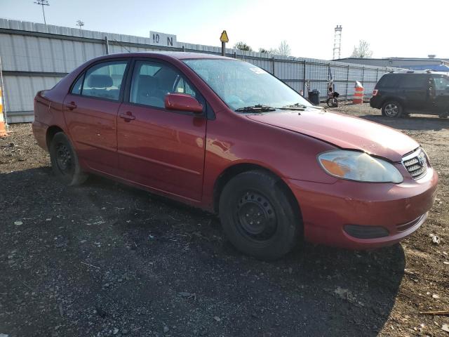 2T1BR32E18C890745 - 2008 TOYOTA COROLLA CE BURGUNDY photo 4