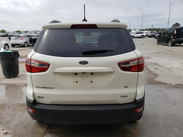 MAJ3S2GE1LC352078 - 2020 FORD ECOSPORT SE WHITE photo 6