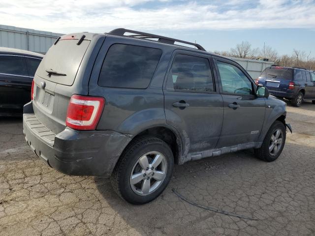 1FMCU03118KC72218 - 2008 FORD ESCAPE XLT CHARCOAL photo 3