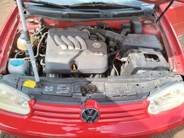 9BWGL61J244030833 - 2004 VOLKSWAGEN GOLF GLS RED photo 11