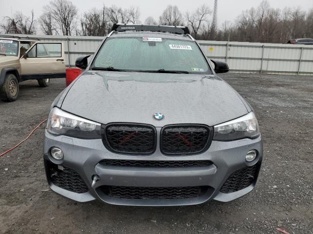 5UXWX9C56F0D51443 - 2015 BMW X3 XDRIVE28I GRAY photo 5