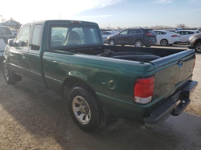 1FTYR14VXYTA07424 - 2000 FORD RANGER SUPER CAB GREEN photo 2