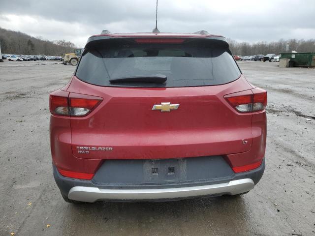 KL79MRSL2MB139299 - 2021 CHEVROLET TRAILBLAZE LT RED photo 6