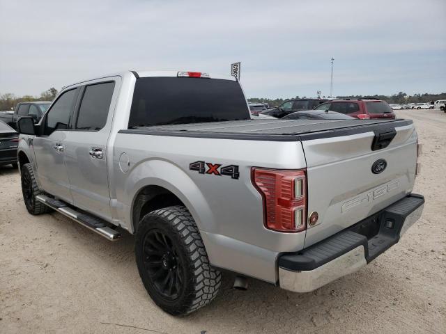 1FTEW1EB1JFD17255 - 2018 FORD F150 SUPERCREW SILVER photo 2