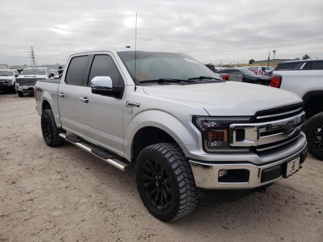 1FTEW1EB1JFD17255 - 2018 FORD F150 SUPERCREW SILVER photo 4