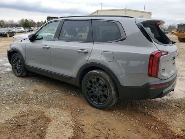 5XYP5DHC1NG313100 - 2022 KIA TELLURIDE SX GRAY photo 2