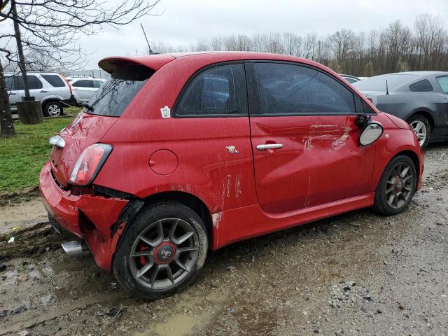 3C3CFFFH4DT569958 - 2013 FIAT 500 ABARTH RED photo 3