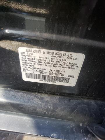 JNKAJ09F08M360932 - 2008 INFINITI EX35 BASE Սև լուսանկար 12