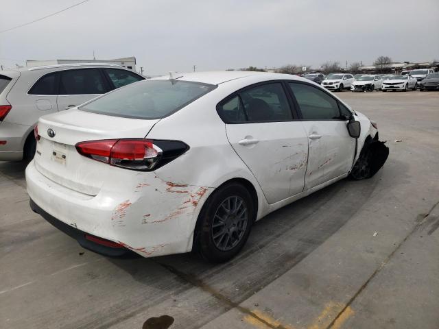 3KPFL4A76HE151089 - 2017 KIA FORTE LX WHITE photo 3