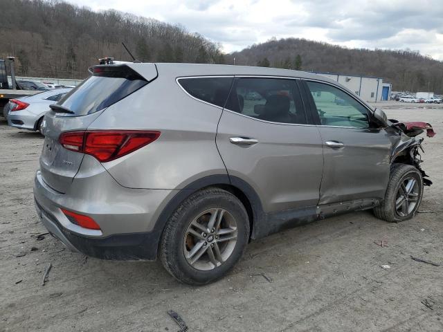 5NMZT3LB5JH083147 - 2018 HYUNDAI SANTA FE S GRAY photo 3