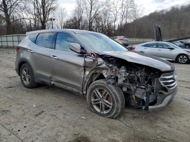 5NMZT3LB5JH083147 - 2018 HYUNDAI SANTA FE S GRAY photo 4