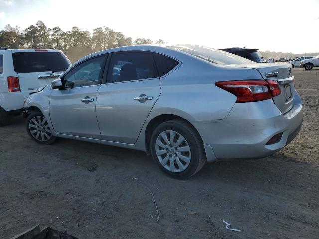 3N1AB7AP4HY323362 - 2017 NISSAN SENTRA S SILVER photo 2