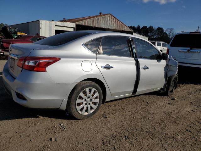 3N1AB7AP4HY323362 - 2017 NISSAN SENTRA S SILVER photo 3