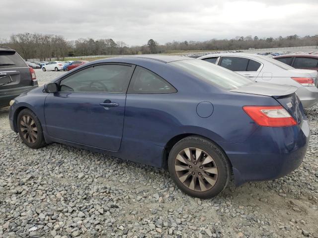 2HGFG12899H529973 - 2009 HONDA CIVIC EX BLUE photo 2