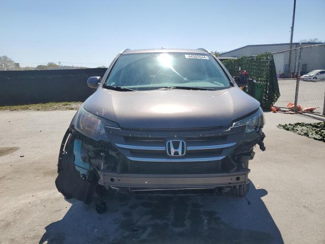 2HKRM3H74EH524082 - 2014 HONDA CR-V EXL GRAY photo 5