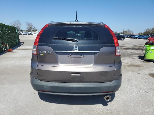 2HKRM3H74EH524082 - 2014 HONDA CR-V EXL GRAY photo 6