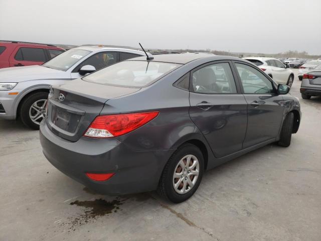 KMHCT4AE3DU401316 - 2013 HYUNDAI ACCENT GLS GRAY photo 3