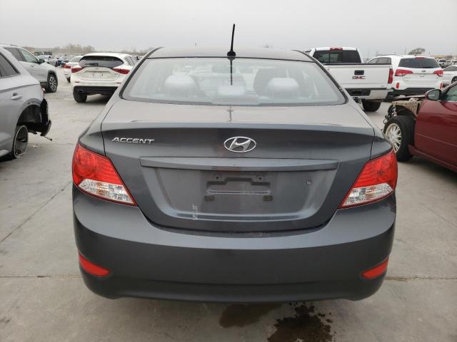 KMHCT4AE3DU401316 - 2013 HYUNDAI ACCENT GLS GRAY photo 6