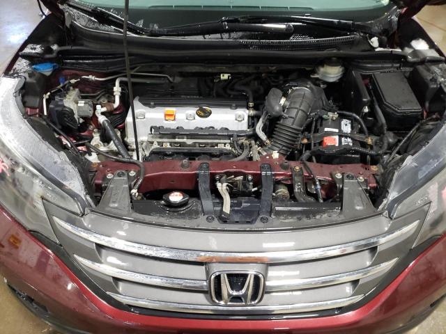 5J6RM4H77DL012844 - 2013 HONDA CR-V EXL BURGUNDY photo 11