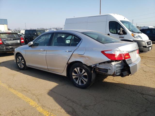 1HGCR2E33EA033434 - 2014 HONDA ACCORD LX SILVER photo 2