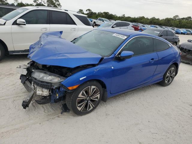 2HGFC3B77HH351221 - 2017 HONDA CIVIC EXL BLUE photo 1