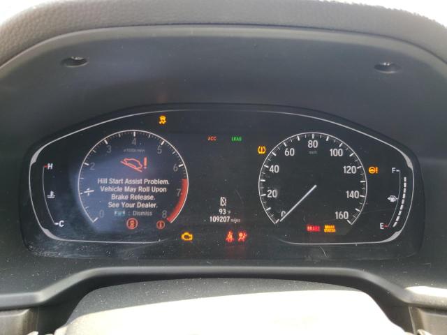 1HGCV1F41JA143793 - 2018 HONDA ACCORD EX 黑色 照片 9