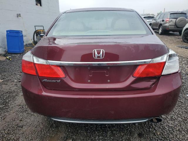 1HGCR2F36DA152642 - 2013 HONDA ACCORD LX BURGUNDY photo 6