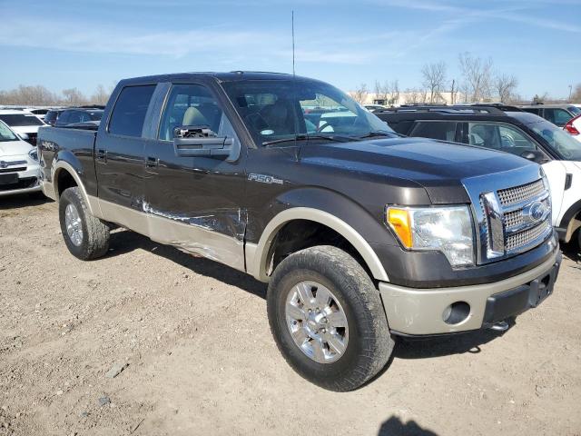 1FTPW14V99KC43462 - 2009 FORD F150 SUPERCREW BROWN photo 4