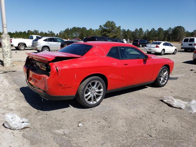 2C3CDZKG2NH238746 - 2022 DODGE CHALLENGER GT RED photo 3