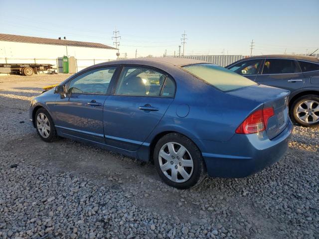 1HGFA16577L141805 - 2007 HONDA CIVIC LX BLUE photo 2