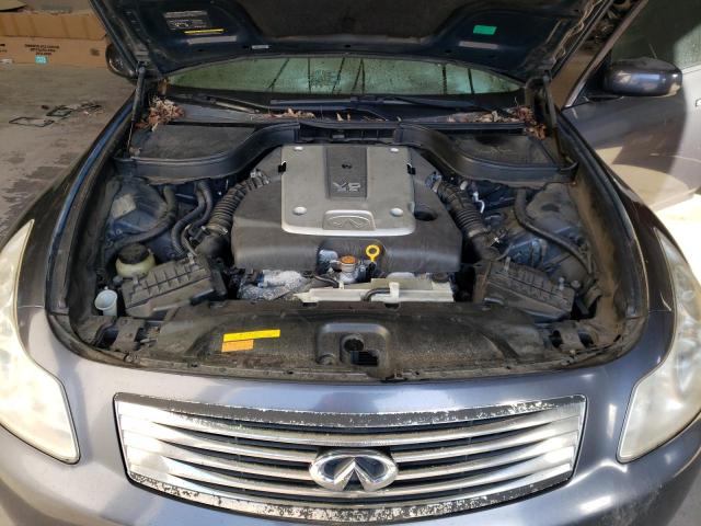 JNKBV61E98M201258 - 2008 INFINITI G35 GRAY photo 11