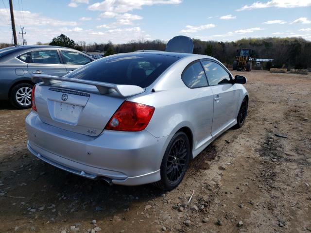 JTKDE167370188691 - 2007 TOYOTA SCION TC ვერცხლისფერი ფოტო 4