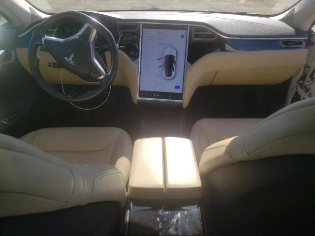 5YJSA1E29FF110514 - 2015 TESLA MODEL S WHITE photo 8